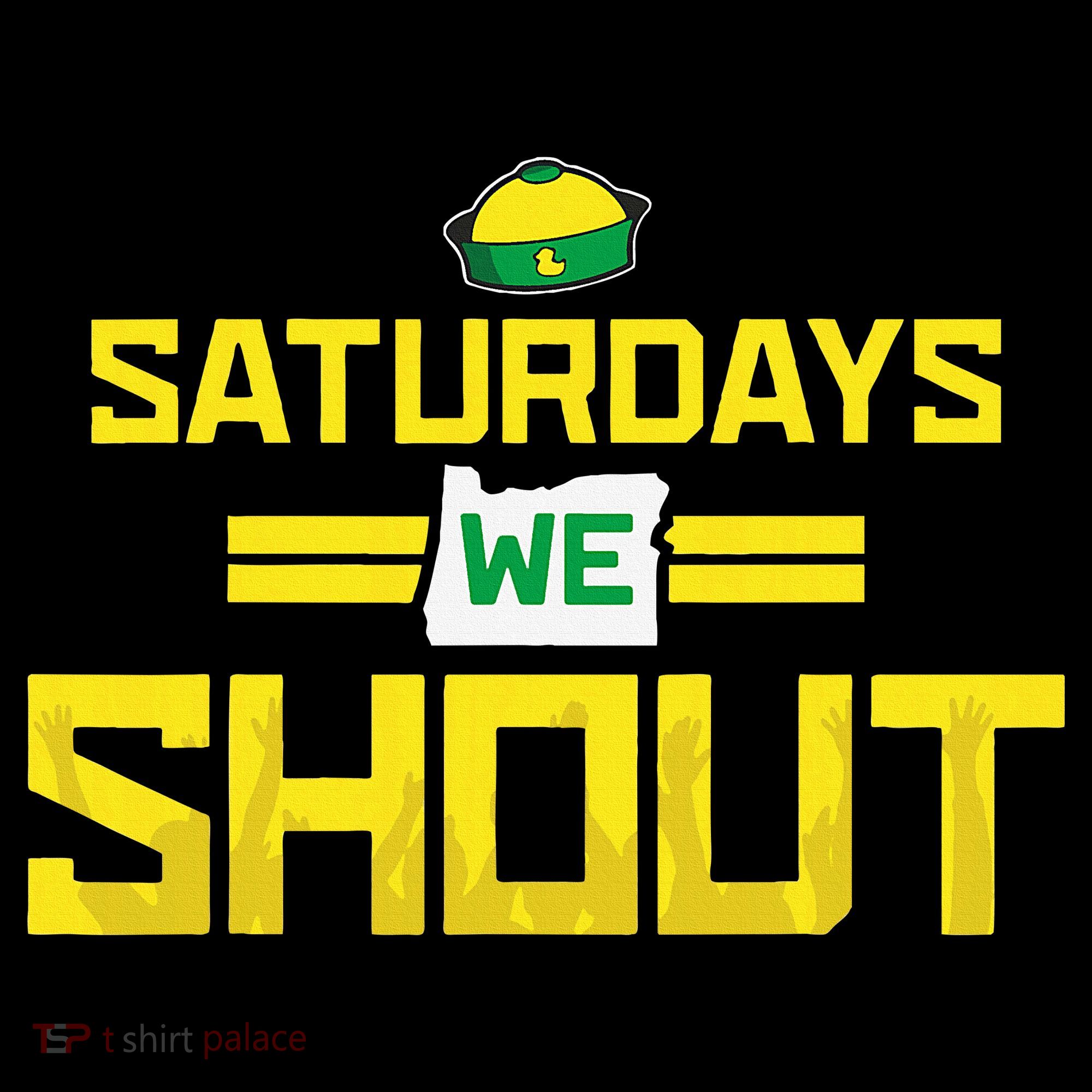 Saturdays We Shout For Oregon Long Sleeve Shirt