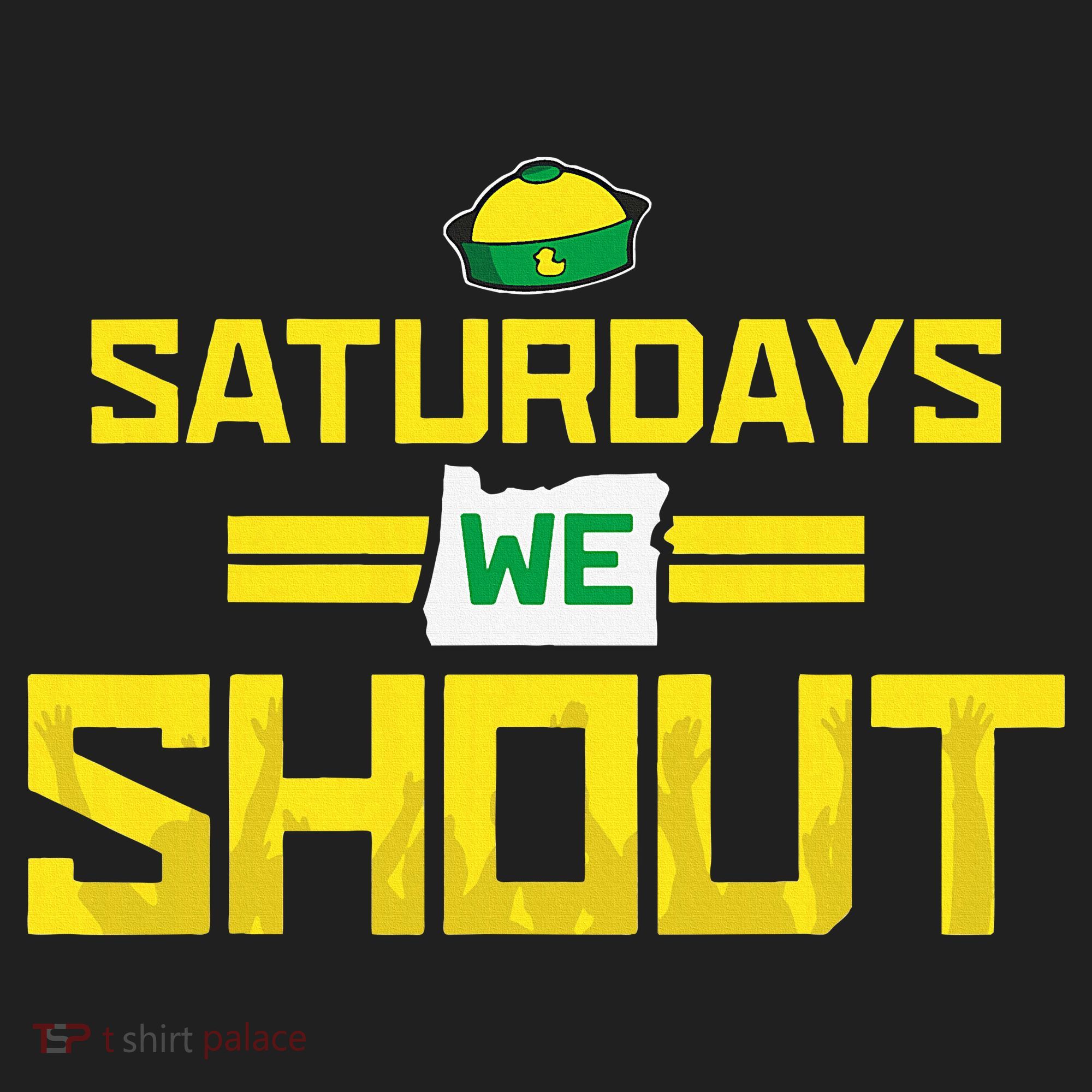 Saturdays We Shout For Oregon Beanie