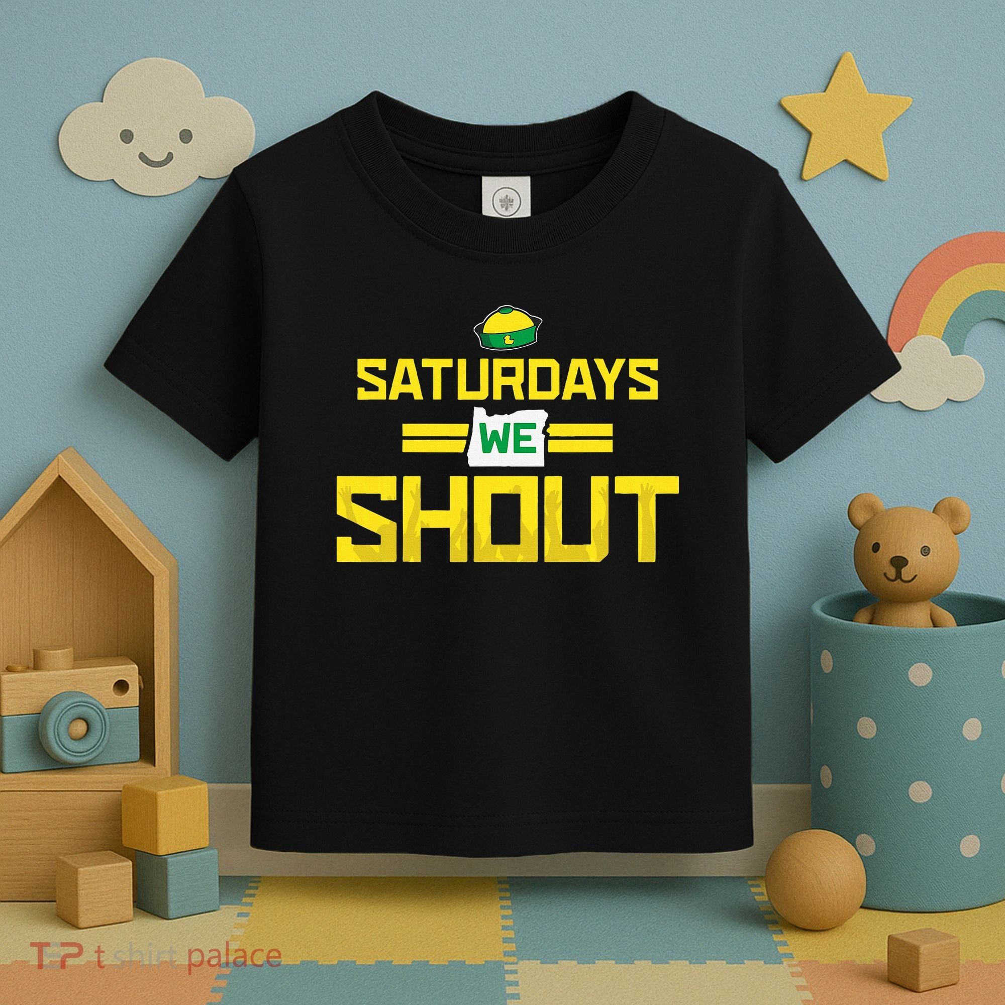 Saturdays We Shout For Oregon Toddler T-Shirt