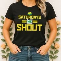 Saturdays We Shout For Oregon Women's T-Shirt thumb 2