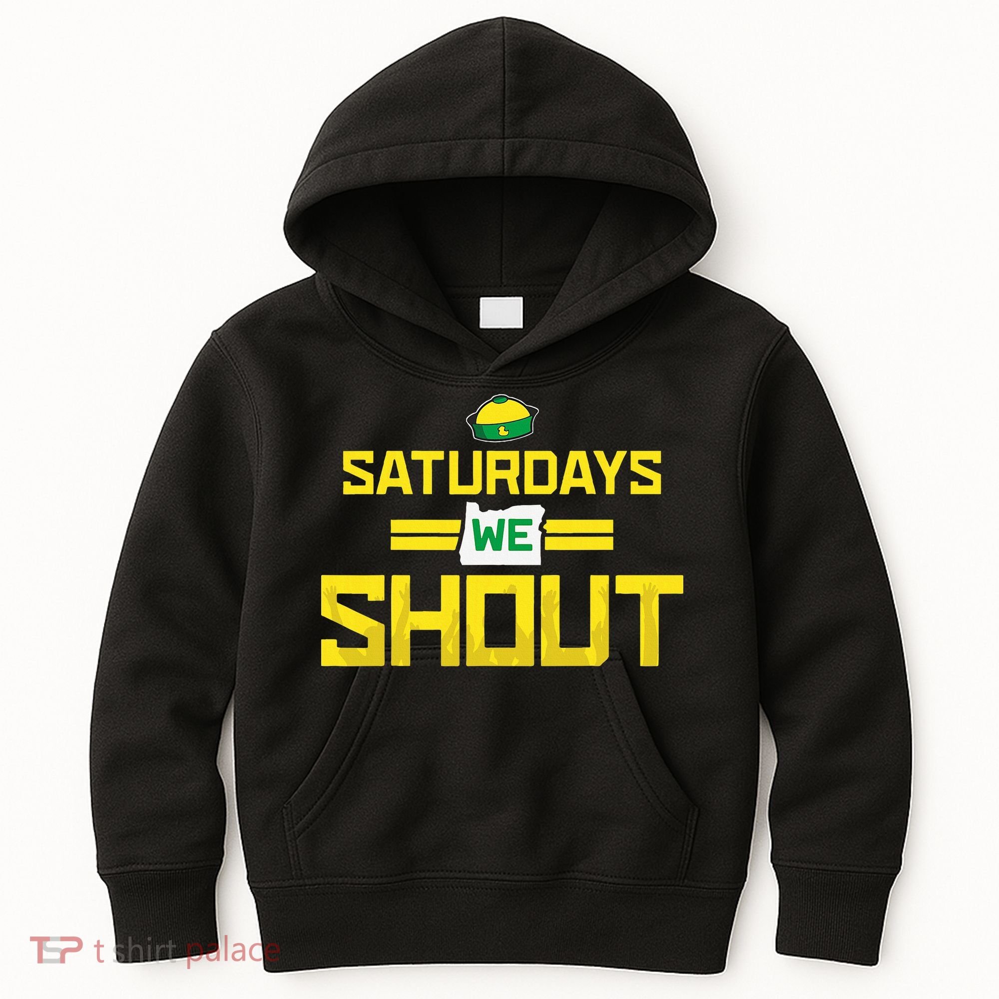 Saturdays We Shout For Oregon Kids Hoodie