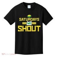Saturdays We Shout For Oregon Kids T-Shirt thumb 0