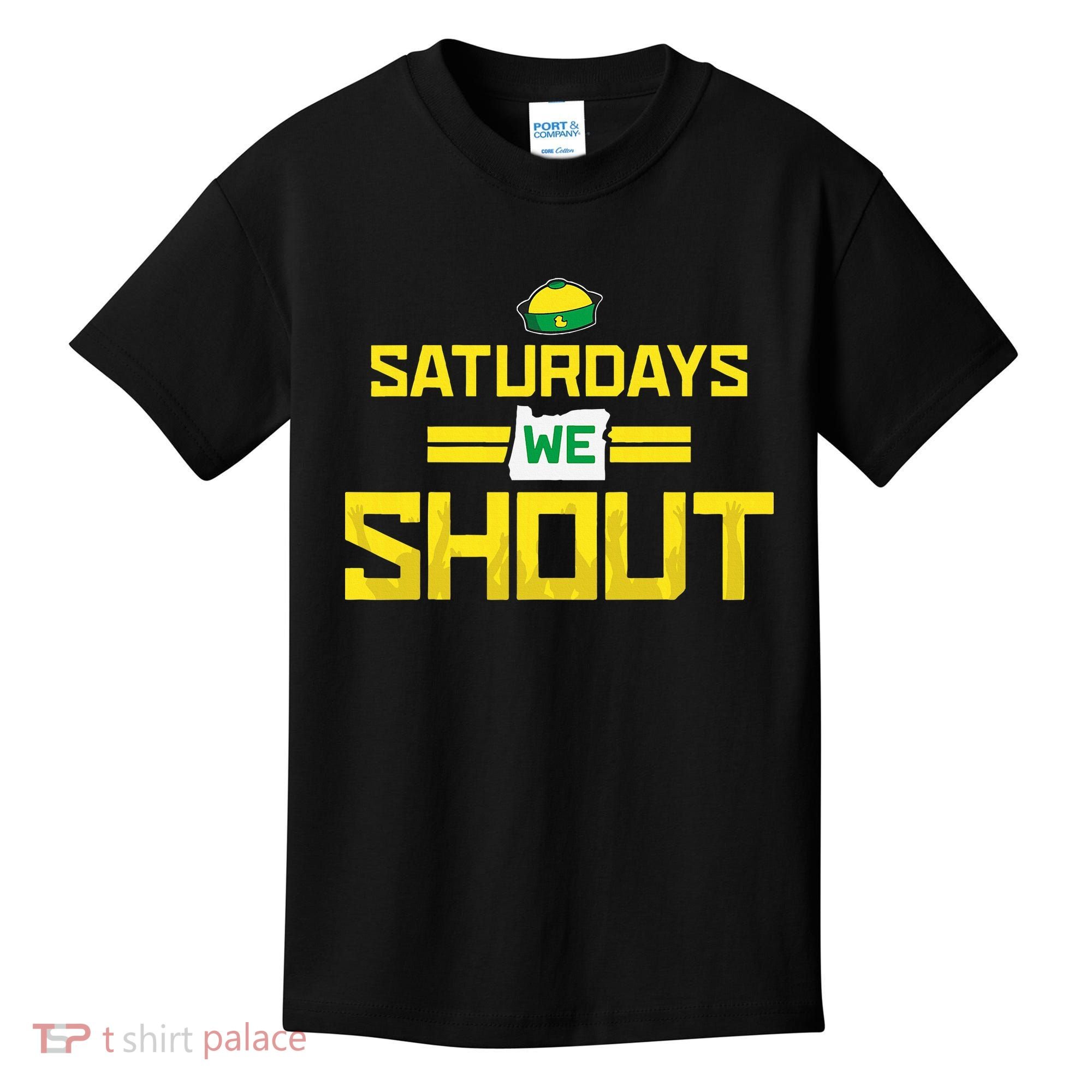 Saturdays We Shout For Oregon Kids T-Shirt