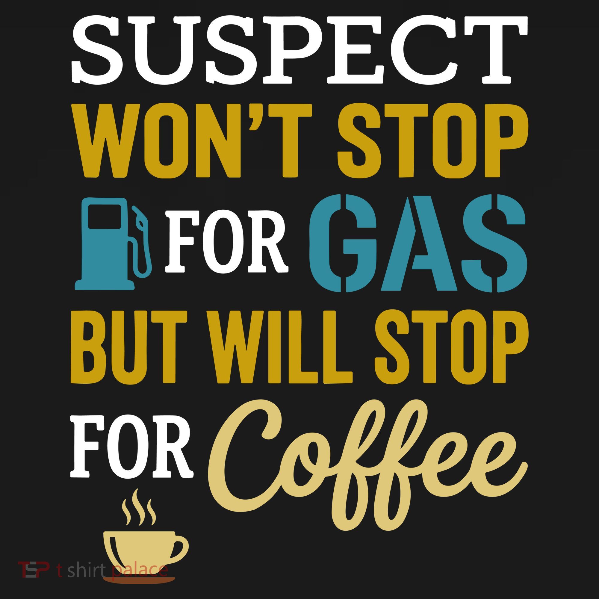 Suspect Won't Stop For Gas But Will Stop For Coffee Coaster