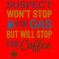 Suspect Won't Stop For Gas But Will Stop For Coffee Santa Hat thumb 1