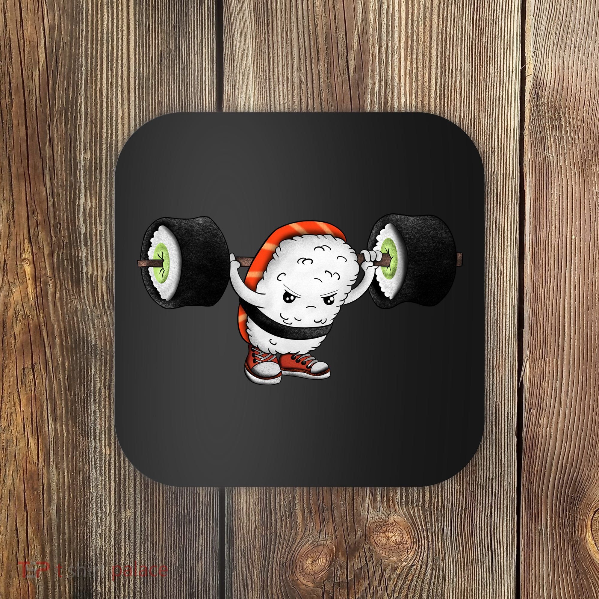 Sushi Weightlifting Coaster