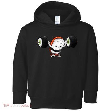 Sushi Weightlifting Toddler Hoodie