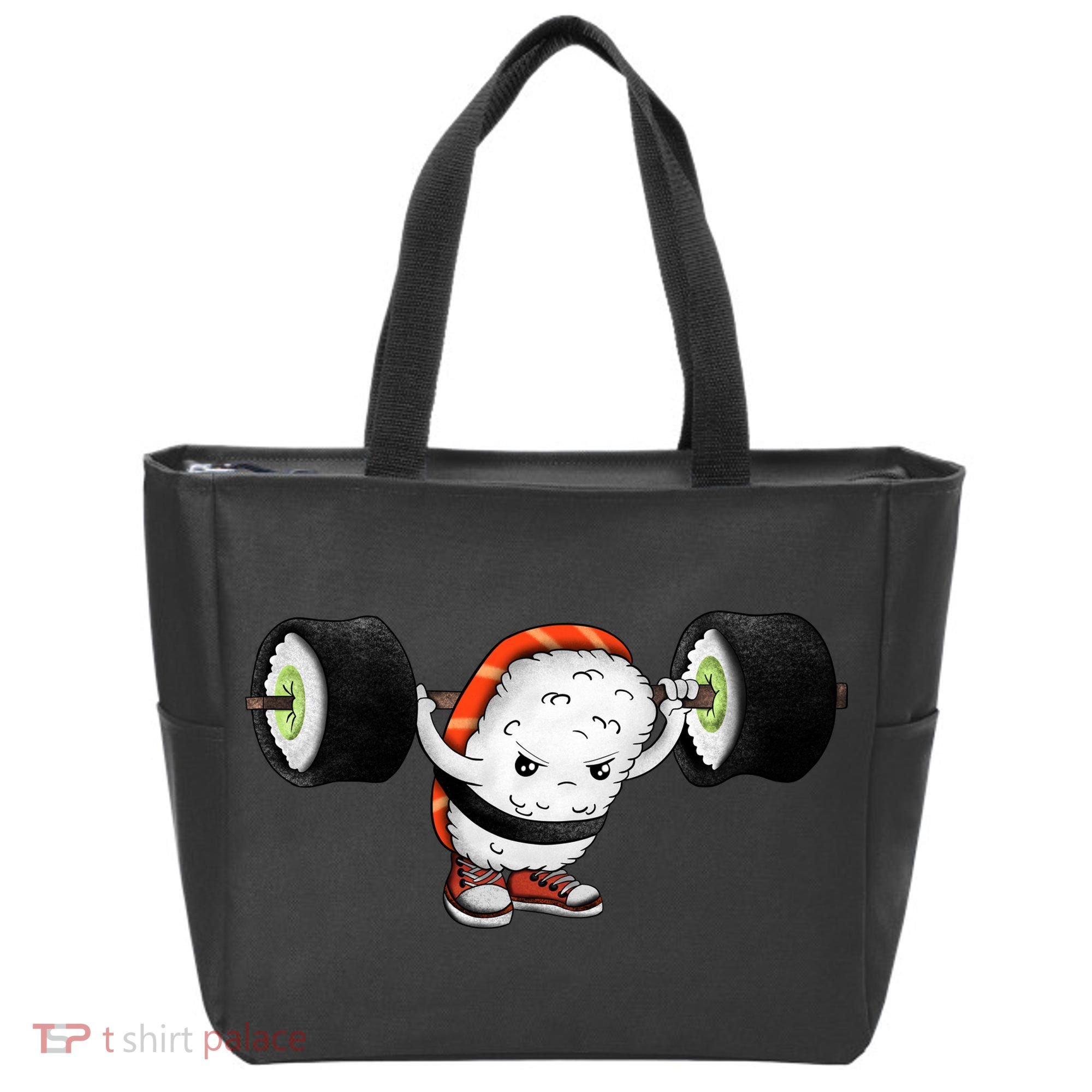 Sushi Weightlifting Tote Bag