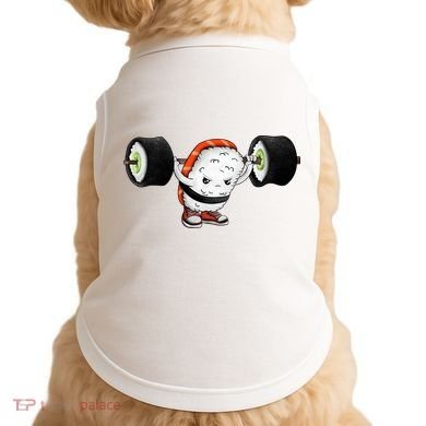 Sushi Weightlifting Doggie Tank