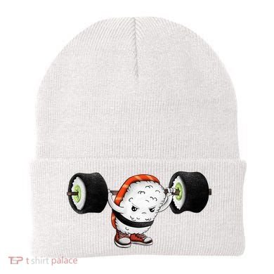 Sushi Weightlifting Beanie