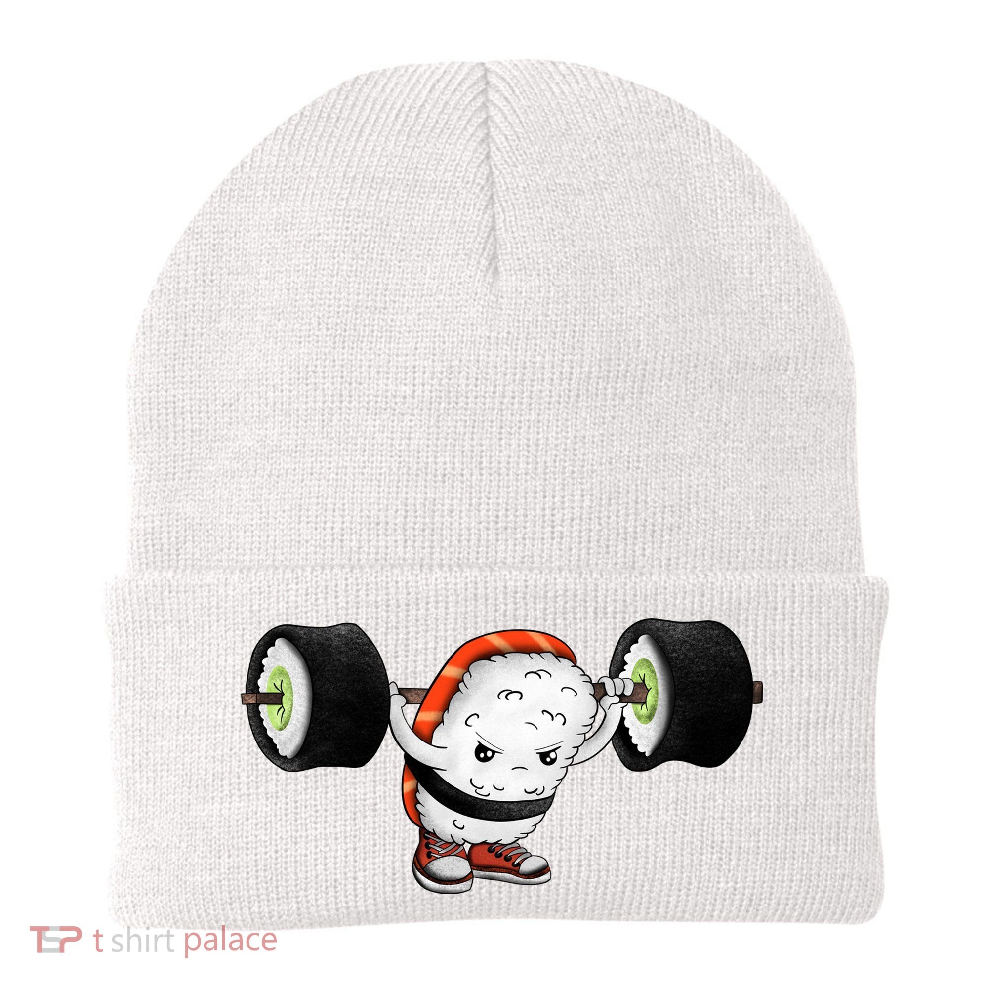 Sushi Weightlifting Beanie
