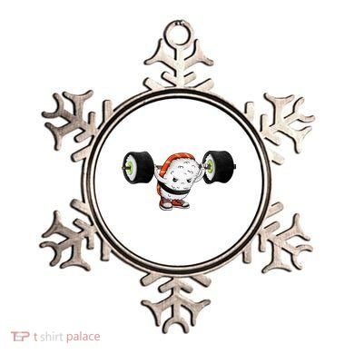 Sushi Weightlifting Ornament