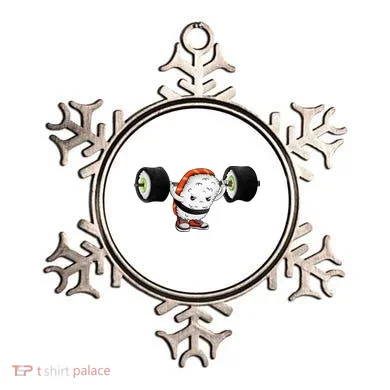 Sushi Weightlifting Ornament