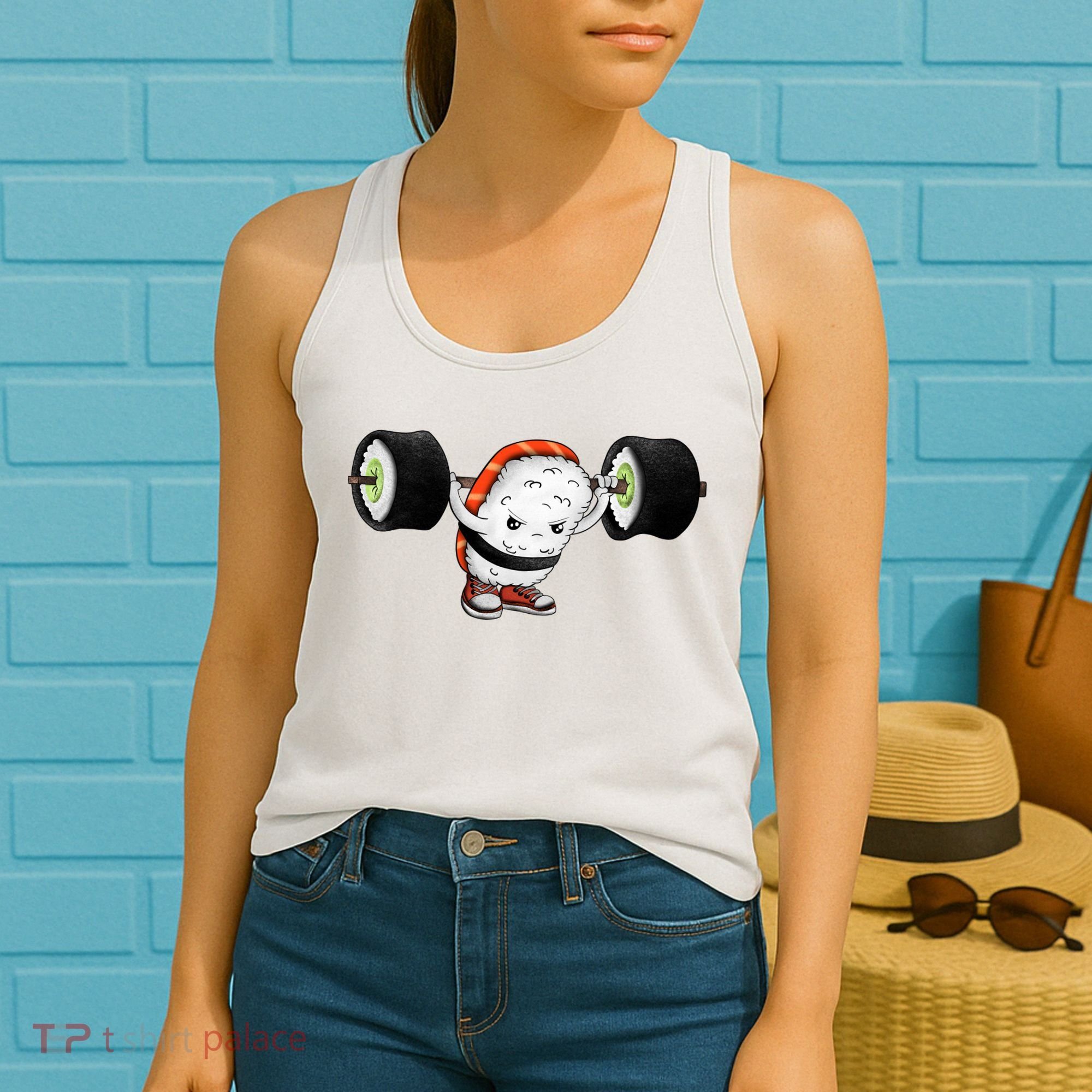 Sushi Weightlifting Women's Tank Top