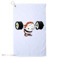 Sushi Weightlifting Golf Towel thumb 0