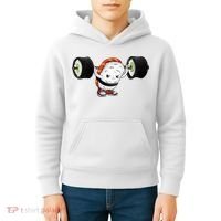 Sushi Weightlifting Kids Hoodie thumb 4