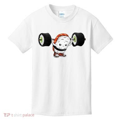 Sushi Weightlifting Kids T-Shirt