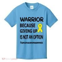 Sarcoma Warrior Sarcoma Cancer Survivor Gift Kids T-Shirt thumb 0