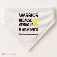 Sarcoma Warrior Sarcoma Cancer Survivor Gift USA-Made Doggie Bandana thumb 0