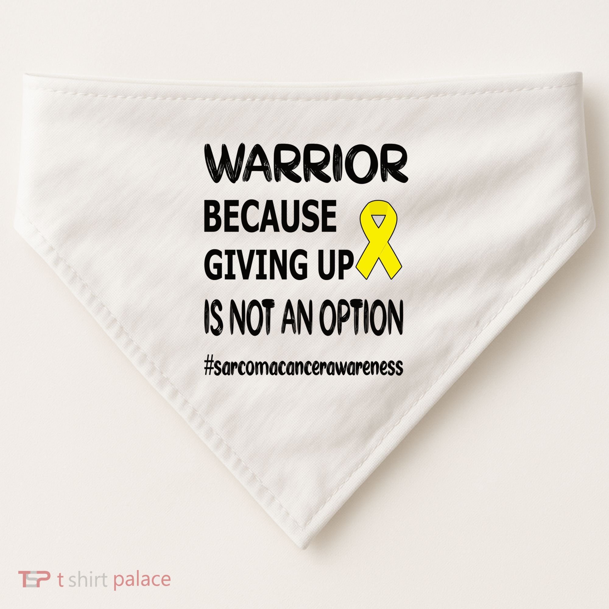 Sarcoma Warrior Sarcoma Cancer Survivor Gift USA-Made Doggie Bandana