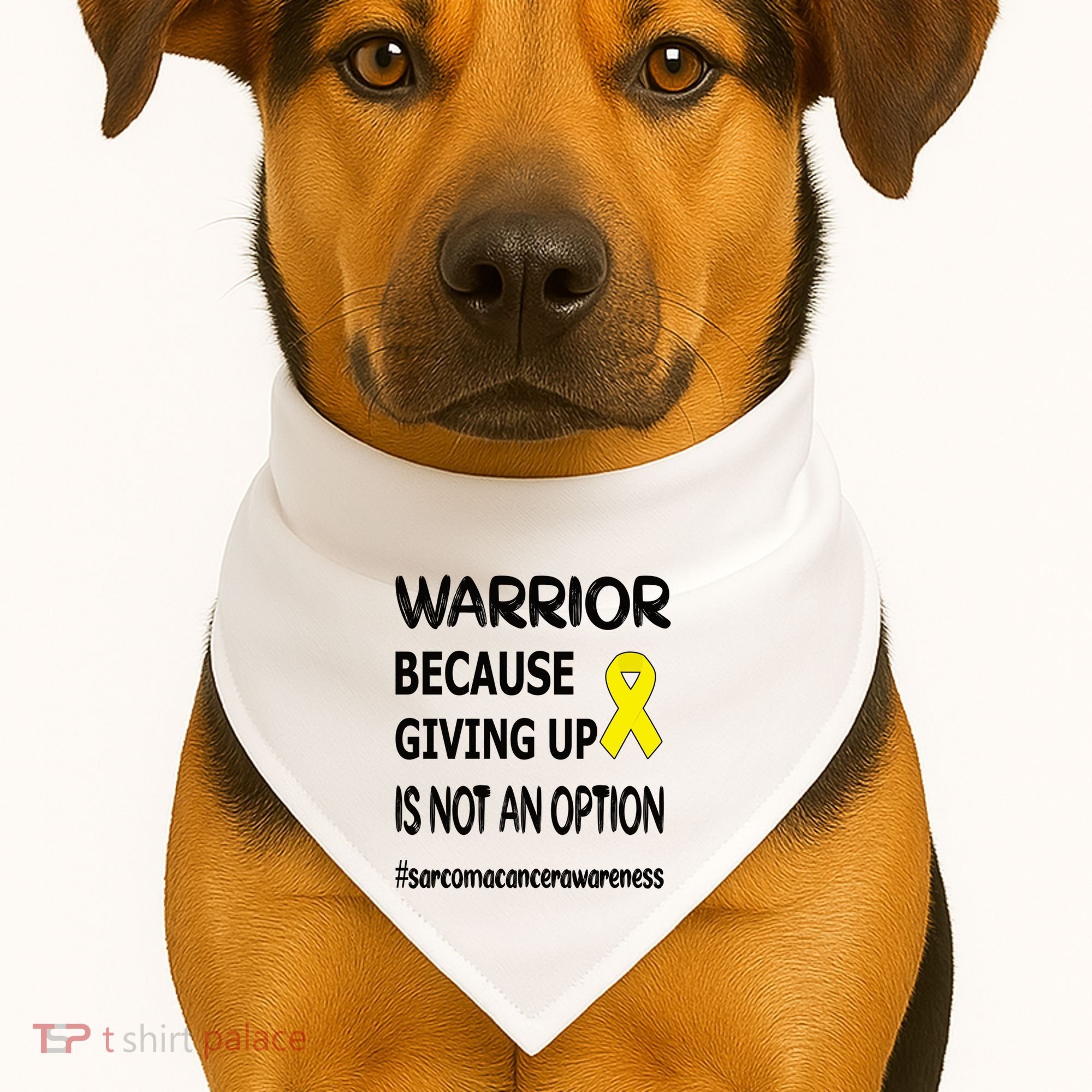 Sarcoma Warrior Sarcoma Cancer Survivor Gift USA-Made Doggie Bandana
