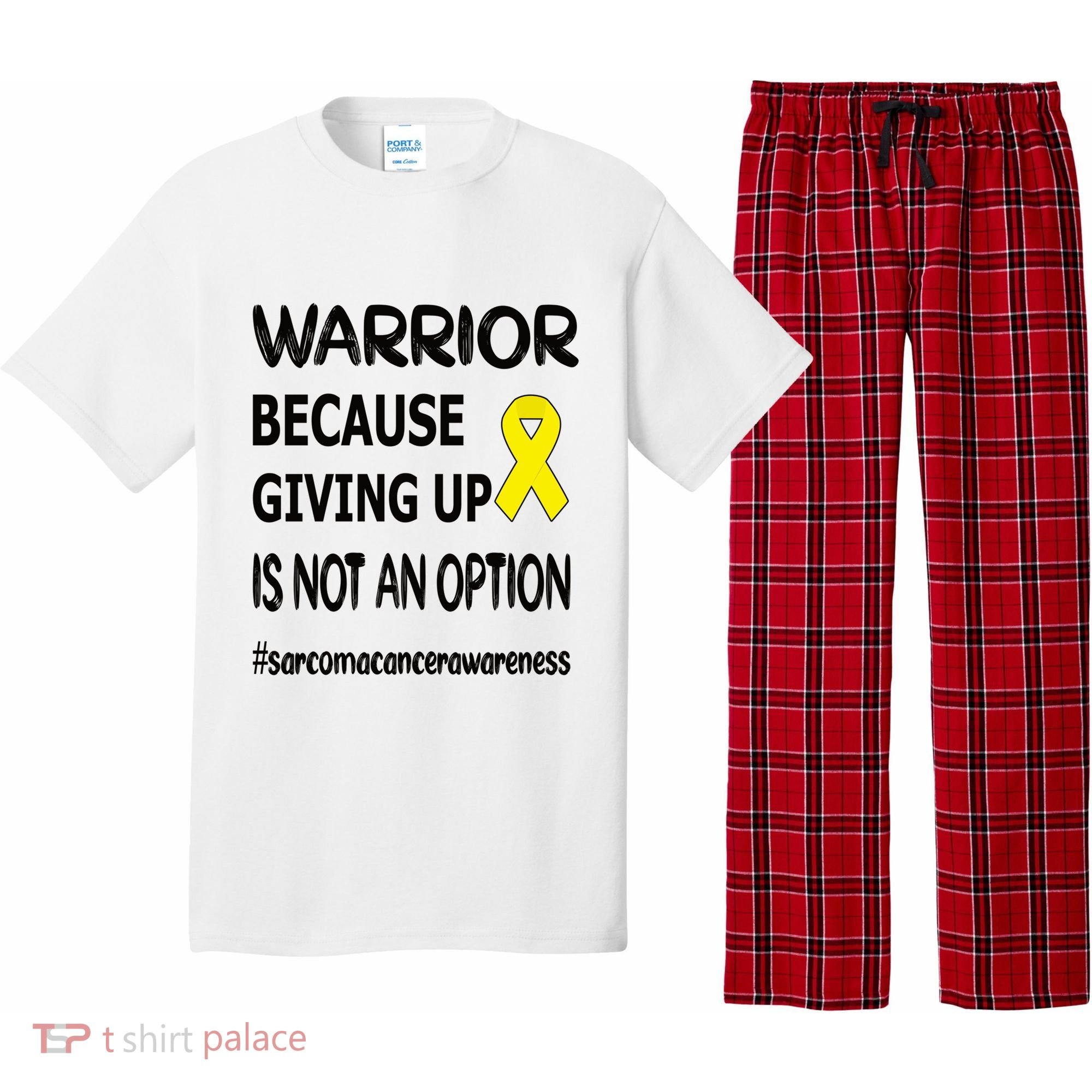 Sarcoma Warrior Sarcoma Cancer Survivor Gift Pajama Set
