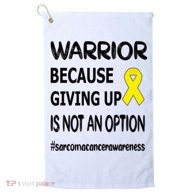 Sarcoma Warrior Sarcoma Cancer Survivor Gift Golf Towel