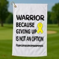 Sarcoma Warrior Sarcoma Cancer Survivor Gift Golf Towel thumb 1