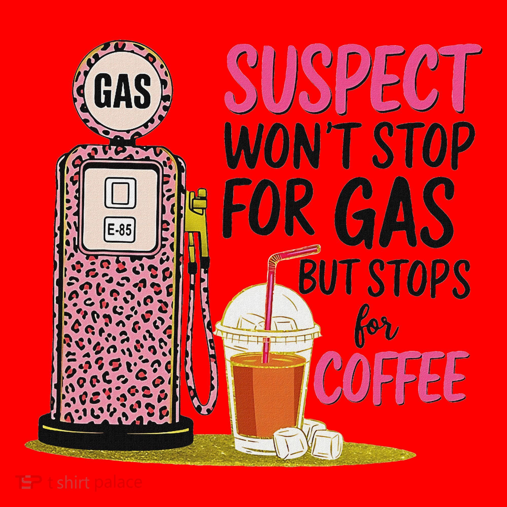 Suspect WonT Stop For Gas But Stops For Coffee Santa Hat