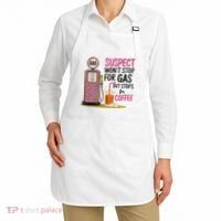 Suspect WonT Stop For Gas But Stops For Coffee Apron thumb 2