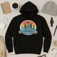 Seattle Washington State Hiking Camping Women Hoodie thumb 3