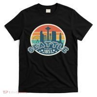 Seattle Washington State Hiking Camping Women T-Shirt thumb 0