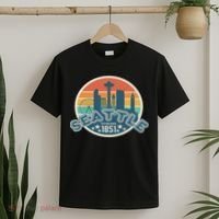 Seattle Washington State Hiking Camping Women T-Shirt thumb 2