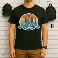 Seattle Washington State Hiking Camping Women T-Shirt thumb 6
