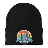 Seattle Washington State Hiking Camping Women Beanie thumb 0