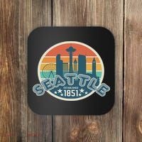 Seattle Washington State Hiking Camping Women Coaster thumb 0