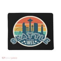 Seattle Washington State Hiking Camping Women Mousepad thumb 0