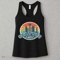 Seattle Washington State Hiking Camping Women Women's Tank Top thumb 3
