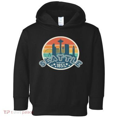 Seattle Washington State Hiking Camping Women Toddler Hoodie