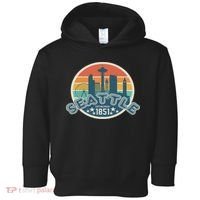 Seattle Washington State Hiking Camping Women Toddler Hoodie thumb 0
