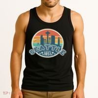 Seattle Washington State Hiking Camping Women Tank Top thumb 3