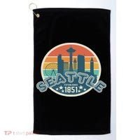 Seattle Washington State Hiking Camping Women Golf Towel thumb 0