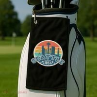 Seattle Washington State Hiking Camping Women Golf Towel thumb 2