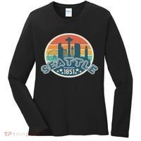 Seattle Washington State Hiking Camping Women Women's Long Sleeve Shirt thumb 0
