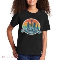 Seattle Washington State Hiking Camping Women Kids T-Shirt thumb 2