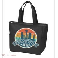 Seattle Washington State Hiking Camping Women Tote Bag thumb 3