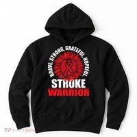 Stroke Warrior  Stroke Survivor Red Awareness Ribbon Hoodie thumb 0
