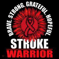 Stroke Warrior  Stroke Survivor Red Awareness Ribbon Women's Hoodie thumb 2