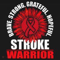 Stroke Warrior  Stroke Survivor Red Awareness Ribbon Ornament thumb 1
