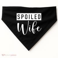 Spoiled Wife USA-Made Doggie Bandana thumb 0